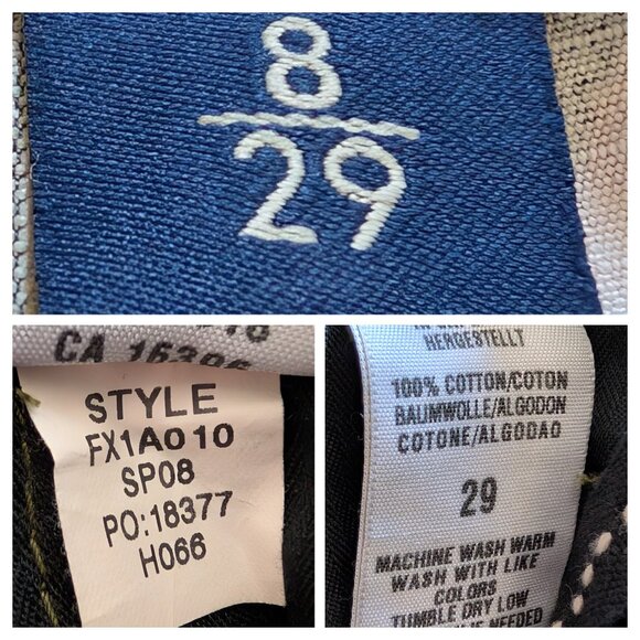 Lucky Brand Womens Size 8/29 NWT 2008 Y2K Black Floral Crop Cargo Utility Pants - Picture 10 of 11